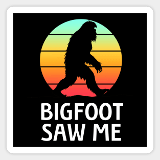 Bigfoot Saw Me Magnet